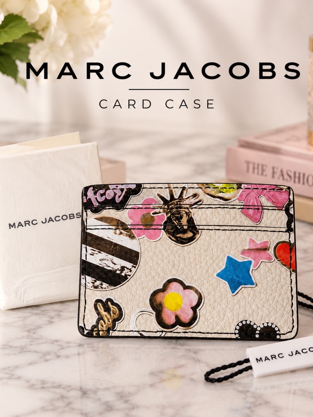 Marc Jacobs Floral Print Card Case BNWT and Paperwork, Giftable 🎁